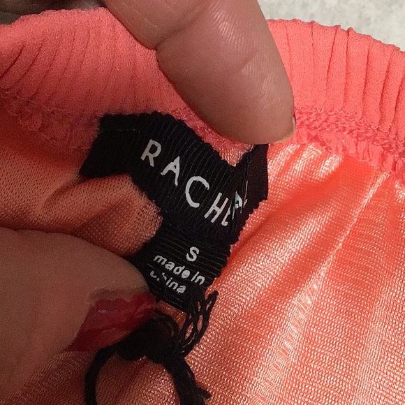 NWT Racheal Size S Coral Off The Shoulder Dress! - Picture 6 of 9